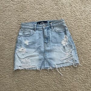 Hollister denim skirt